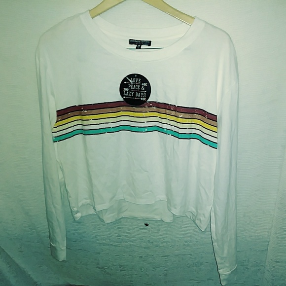NWT Love, Peace, and Lazy Days Long Sleeve… - Picture 3 of 4